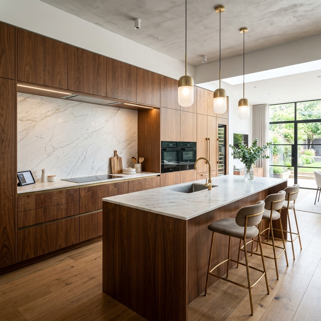 Premium Kitchen Acrylic Cabinetry